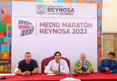 Presentó Carlos Peña Ortiz el Medio Maratón Reynosa 2022 a favor de Miradas de Esperanza