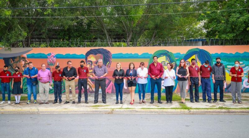 Destacan «Resiliencia» en nuevo Mural para Reynosa
