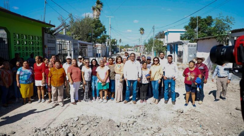 Supervisó Gobierno de Reynosa pavimentación hidráulica en Voluntad y Trabajo