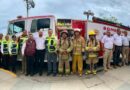 Entrega Américo camión de bomberos a la Coordinación Estatal de Protección Civil
