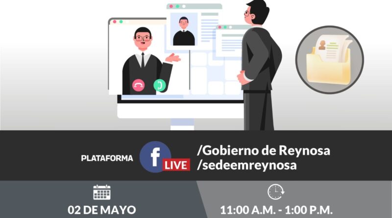 Convoca Ayuntamiento a participar el centésima Feria Virtual del Empleo