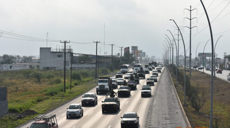 Arriban a Reynosa 300 militares