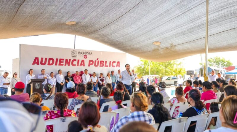Tienen colonos de Reynosa un Alcalde cercano con soluciones a sus necesidades