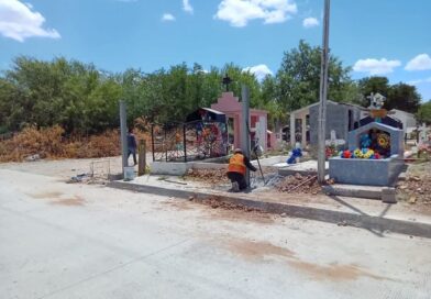 Protege Gobierno de Reynosa el panteón Lampacitos con barda perímetral
