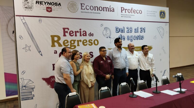 Anuncian Feria del Regreso a Clases en Reynosa con vales y servicios gratuitos