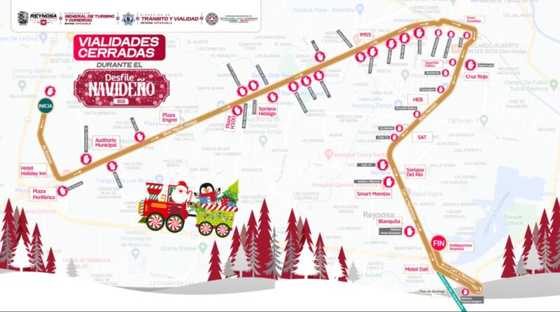 Conoce la Ruta del Desfile Navideño 2025 y planea tus recorridos Conoce la Ruta del Desfile Navideño 2025 y planea tus recorridos