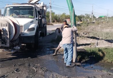 Realizó COMAPA acciones de limpieza y mantenimiento de la red sanitaria en la colonia Balcones de Alcalá