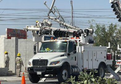 Dañaron vientos intensos red eléctrica en Reynosa sin registrarse lesionados Dañaron vientos intensos red eléctrica en Reynosa sin registrarse lesionados