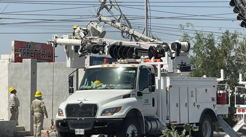 Dañaron vientos intensos red eléctrica en Reynosa sin registrarse lesionados Dañaron vientos intensos red eléctrica en Reynosa sin registrarse lesionados