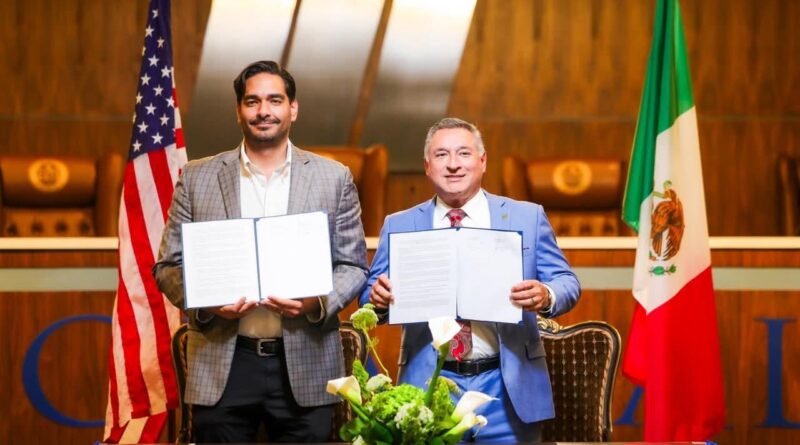 Confirmaron hermandad Alcaldes de Reynosa y McAllen, Carlos Peña Ortiz y Javier Villalobos