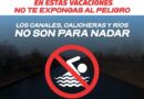Exhorta Gobierno de Reynosa a evitar introducirse en cuerpos de agua no vigilados