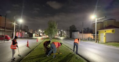 Trabajan cuadrillas del Ayuntamiento de Reynosa bajo medidas de prevención