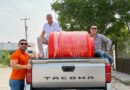 Juan Carlos Zertuche entrega tinacos en colonias de Reynosa; ciudadanos agradecen el apoyo