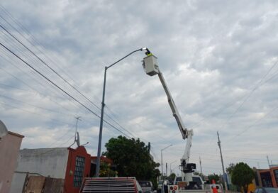 Informó el Alcalde de Reynosa sobre avances en rehabilitación de alumbrado