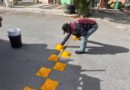 Mejora Gobierno de Carlos Peña Ortiz seguridad vial con instalación de boyas de tráfico Mejora Gobierno de Carlos Peña Ortiz seguridad vial con instalación de boyas de tráfico