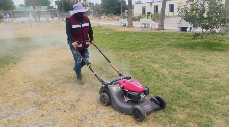 Avanza Reynosa con mantenimiento en plazas y vialidades
