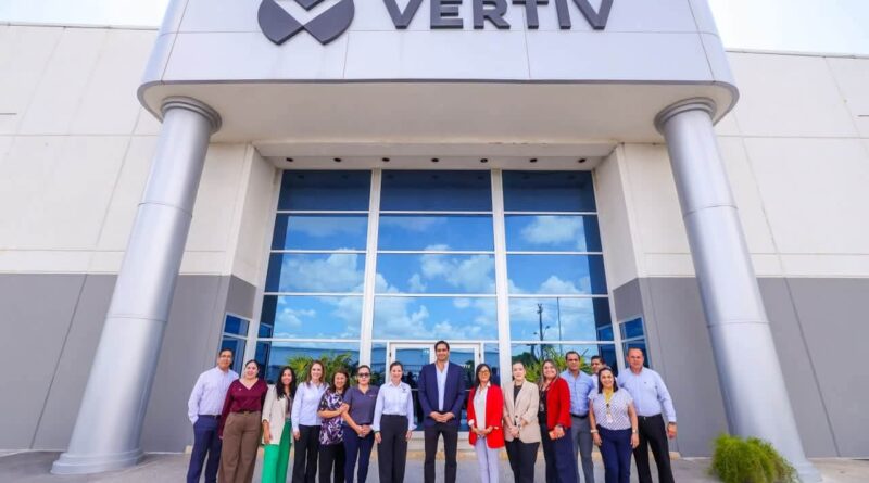 Participó el Presidente Carlos Peña Ortiz en reunión de trabajo de Planta Vertiv Reynosa
