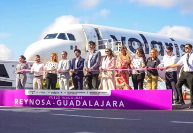Estrena Reynosa conectividad con Guadalajara: Carlos Peña Ortiz inauguró nueva ruta aérea