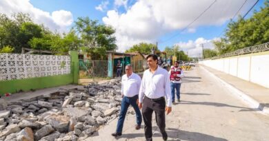 Pavimenta Gobierno de Carlos Peña Ortiz la calle Doctor Rodríguez