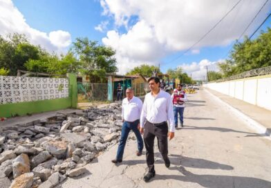 Pavimenta Gobierno de Carlos Peña Ortiz la calle Doctor Rodríguez