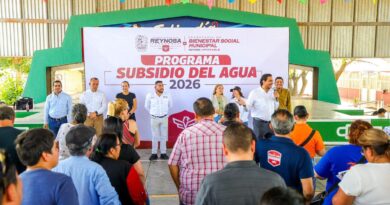Recibieron familias de La Cañada a Carlos Peña Ortiz y el programa Subsidio del Agua