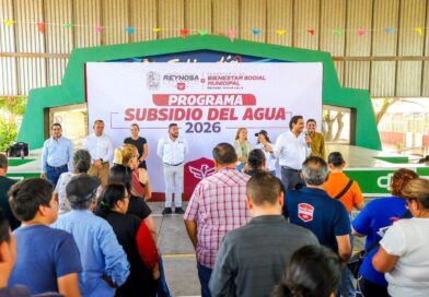 Recibieron familias de La Cañada a Carlos Peña Ortiz y el programa Subsidio del Agua