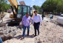 Avanza obra para mejorar desfogue de agua en Burocrática y La Presa Avanza obra para mejorar desfogue de agua en Burocrática y La Presa