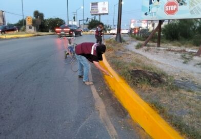 Aplicó Servicios Públicos pintura preventiva a muros y cordones de Puentes Gemelos Aplicó Servicios Públicos pintura preventiva a muros y cordones de Puentes Gemelos