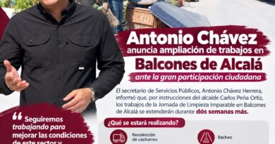 Antonio Chávez anuncia ampliación de trabajos en Balcones de Alcalá ante la gran participación ciudadana Antonio Chávez anuncia ampliación de trabajos en Balcones de Alcalá ante la gran participación ciudadana
