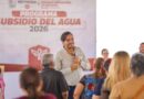 Llevó Carlos Peña Ortiz el Subsidio del Agua a familias de Jarachina Norte