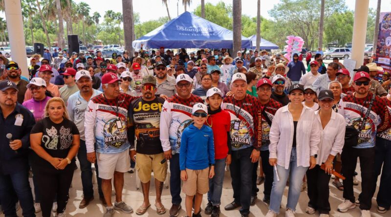 Más de 450 familias se reunieron para celebrar el primer torneo de pesca de orilla en Reynosa.