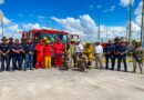 Refuerzan instituciones coordinación durante simulacro en PEMEX Refuerzan instituciones coordinación durante simulacro en PEMEX
