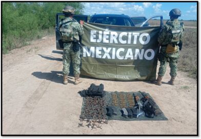 Ejército Mexicano asegura armamento en el municipio de Rio Bravo Ejército Mexicano asegura armamento en el municipio de Rio Bravo