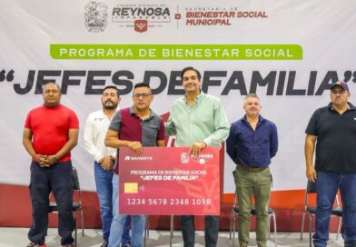 Recibieron Jefes de Familia en Reynosa apoyo de Bienestar Social Recibieron Jefes de Familia en Reynosa apoyo de Bienestar Social