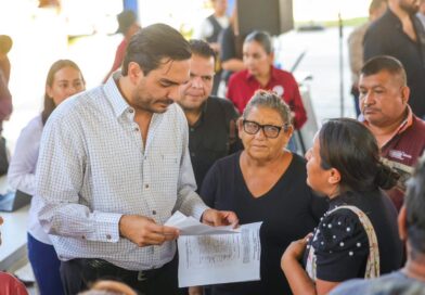 Lleva Alcalde de Reynosa beneficios de los programas de bienestar social a las colonias