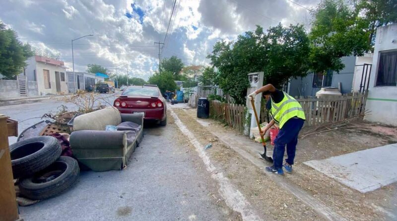 Contribuye Limpieza Imparable en la limpieza de colonias de Reynosa Contribuye Limpieza Imparable en la limpieza de colonias de Reynosa